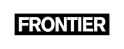 Frontier logo with black text on transparent background