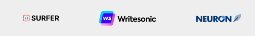 Logo for AI writing tools 