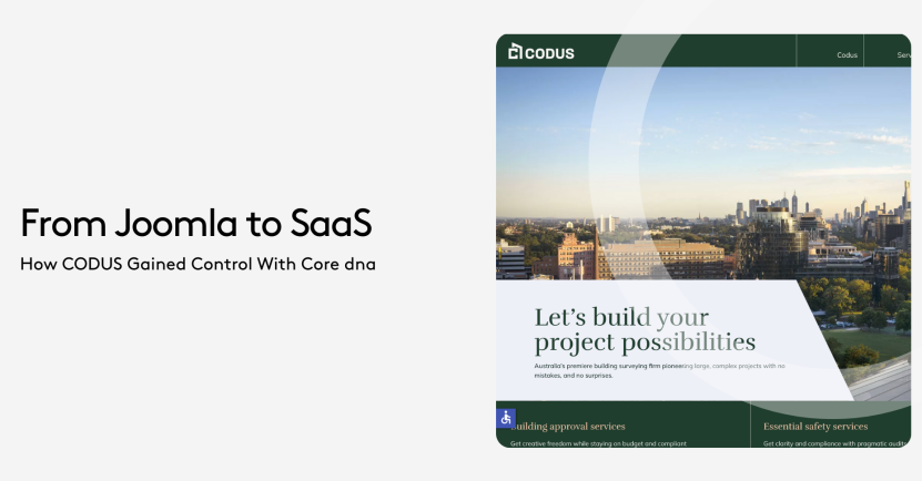From Joomla to SaaS: How Codus Gained Control With Core dna