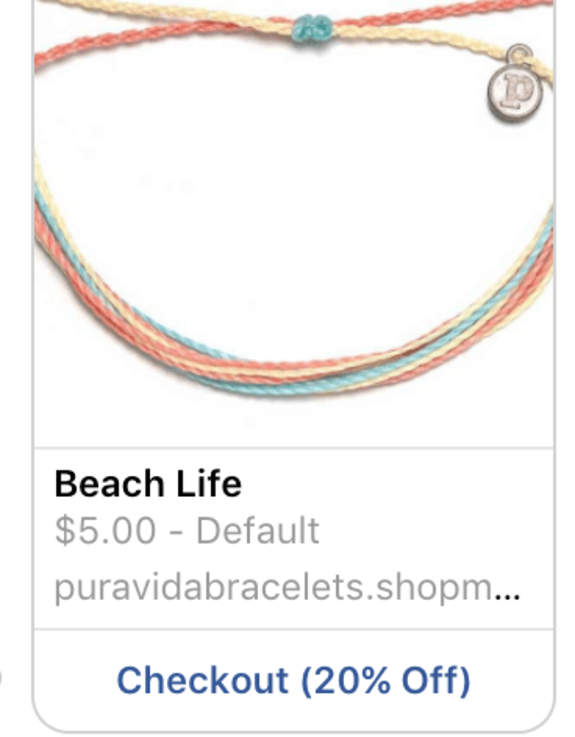 Colorful string bracelet with charm on sale for $5.