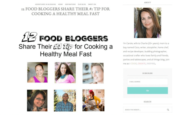 Collage of 12 food bloggers sharing tips for cooking a healthy meal fast.