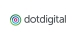 Dotdigital logo with colorful circular design on white background