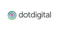 Dotdigital logo with colorful circular design on white background