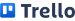 Trello logo with blue text on a white background.