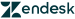 Zendesk logo with green text on a white background
