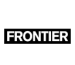 Frontier logo with black text on transparent background