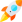 Colorful rocket illustration launching upwards with orange flames.
