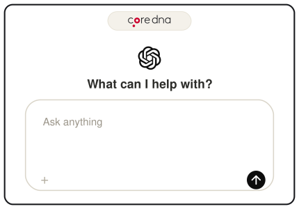 Connect ChatGPT to Core dna